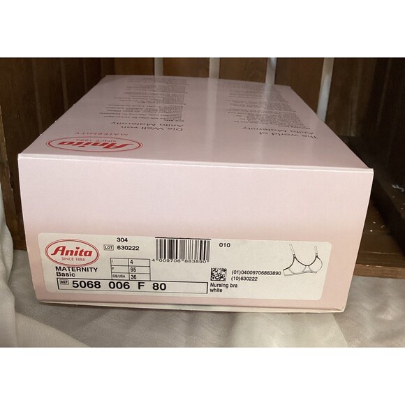 Anita Maternity Basic Nursing Bra 5068 Underwired Supportive Maternitywear 36F - Picture 15 of 16